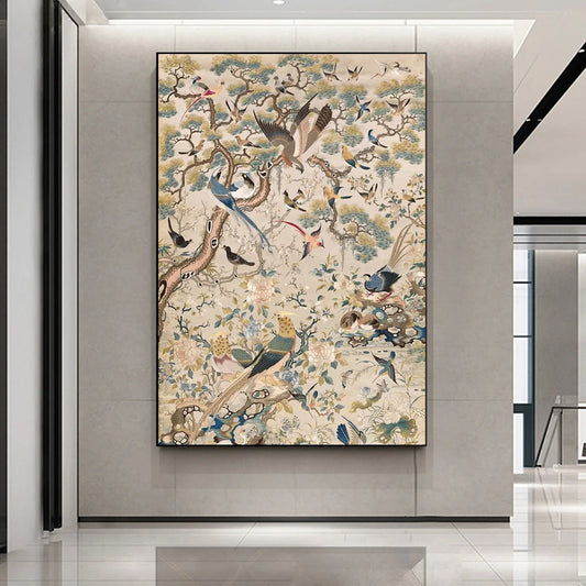 Lumié FleurOiseau™ – Medieval Retro-Style Art Prints