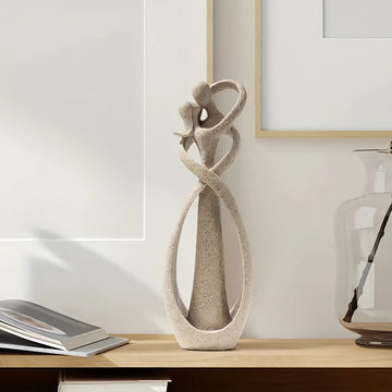 Lumié EternalKiss™ — Abstract Kissing Couple Resin Sculpture