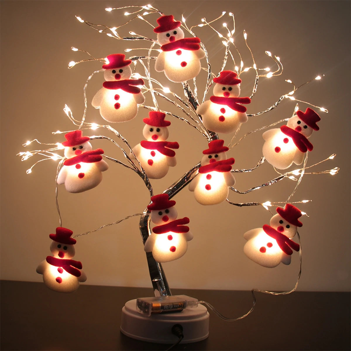 Lumié SnowGlow™ – Snowman LED Garland String Lights